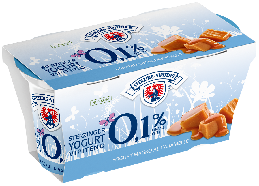 Yogurt magro 0,1% - 125g x 2 - caramello
