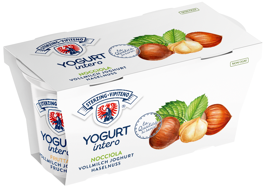 Whole milk yoghurt - 125g x 2 - Nuts