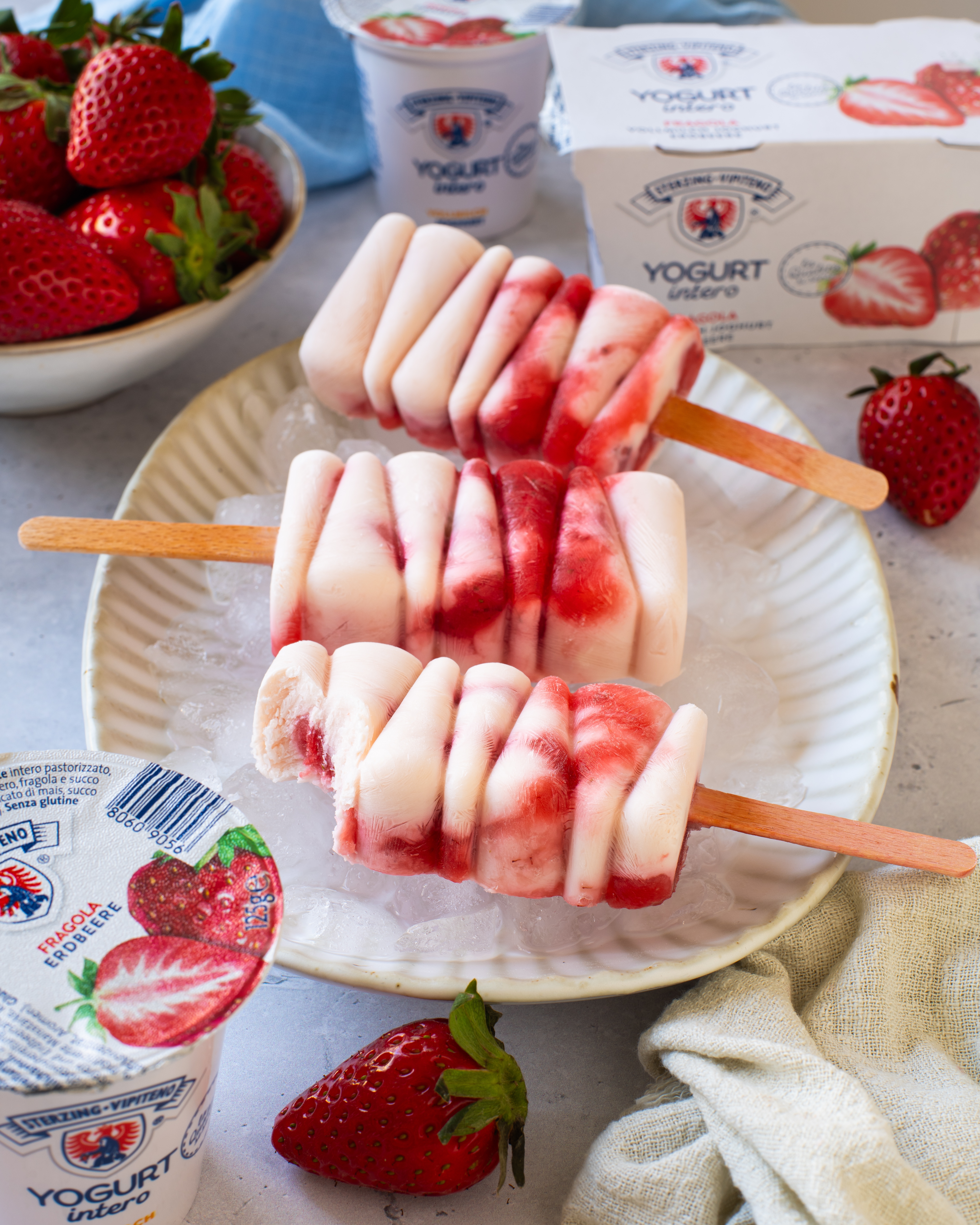 stecco gelato allo yogurt e fragole 2