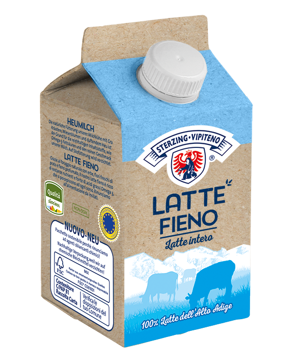 Hay milk - fresh pasteurised whole milk - 1/2 lt
