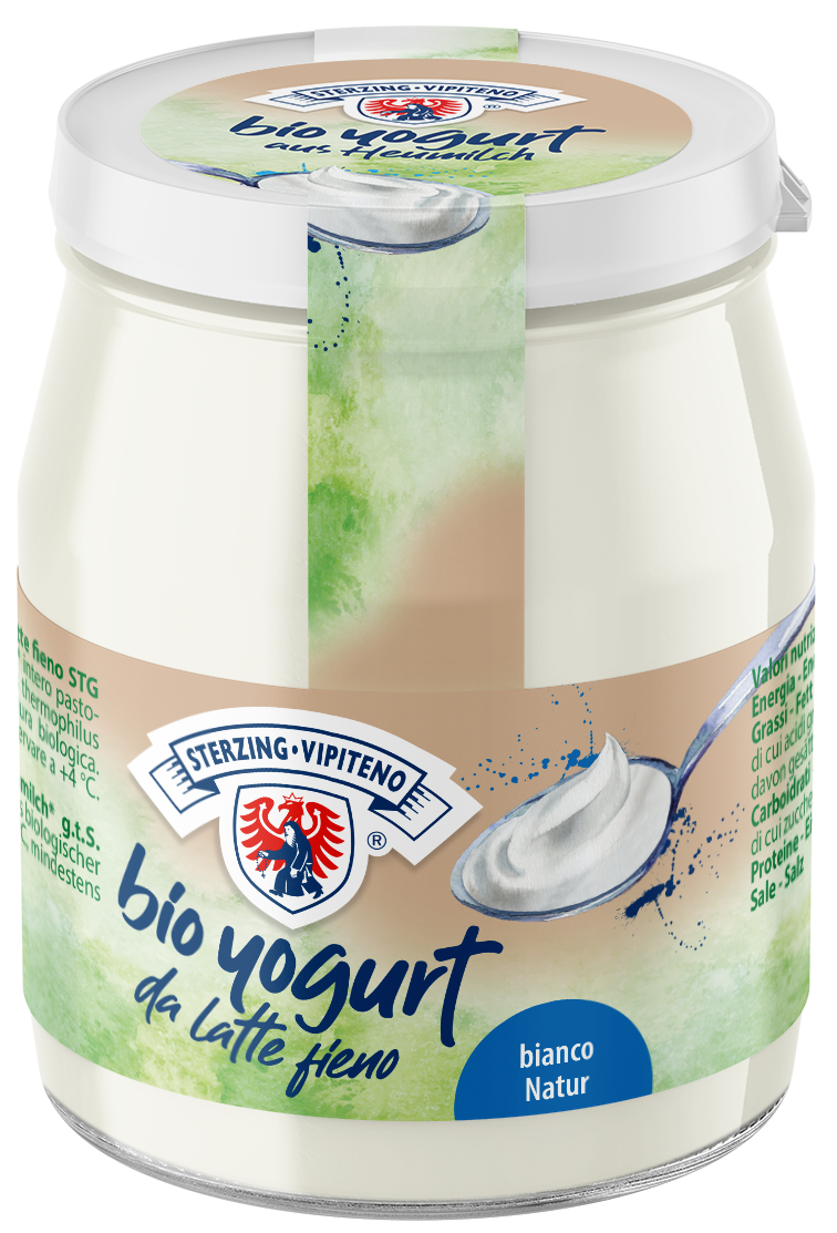 Organic whole milk yogurt from haymilk TSG in a jar - 150g - Natural