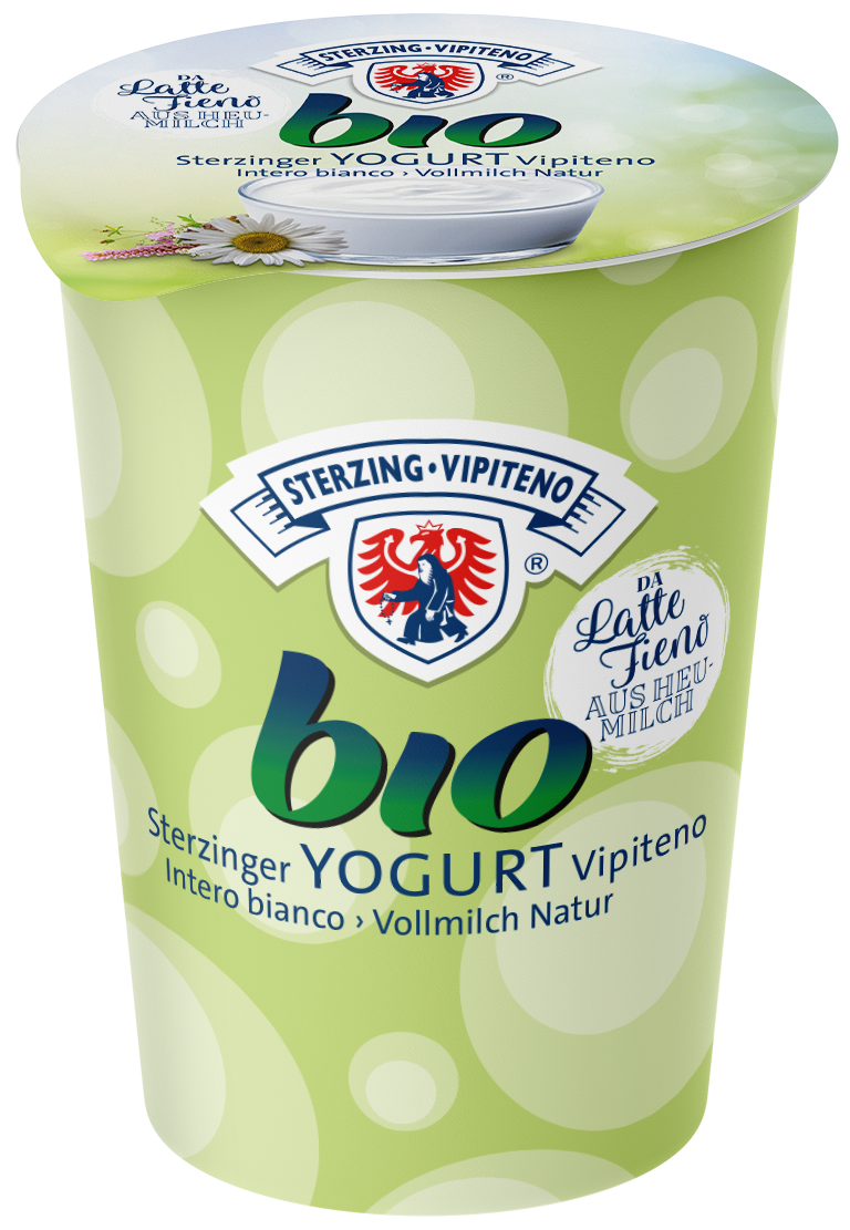 Yogurt biologico da latte fieno STG - 500g - Bianco