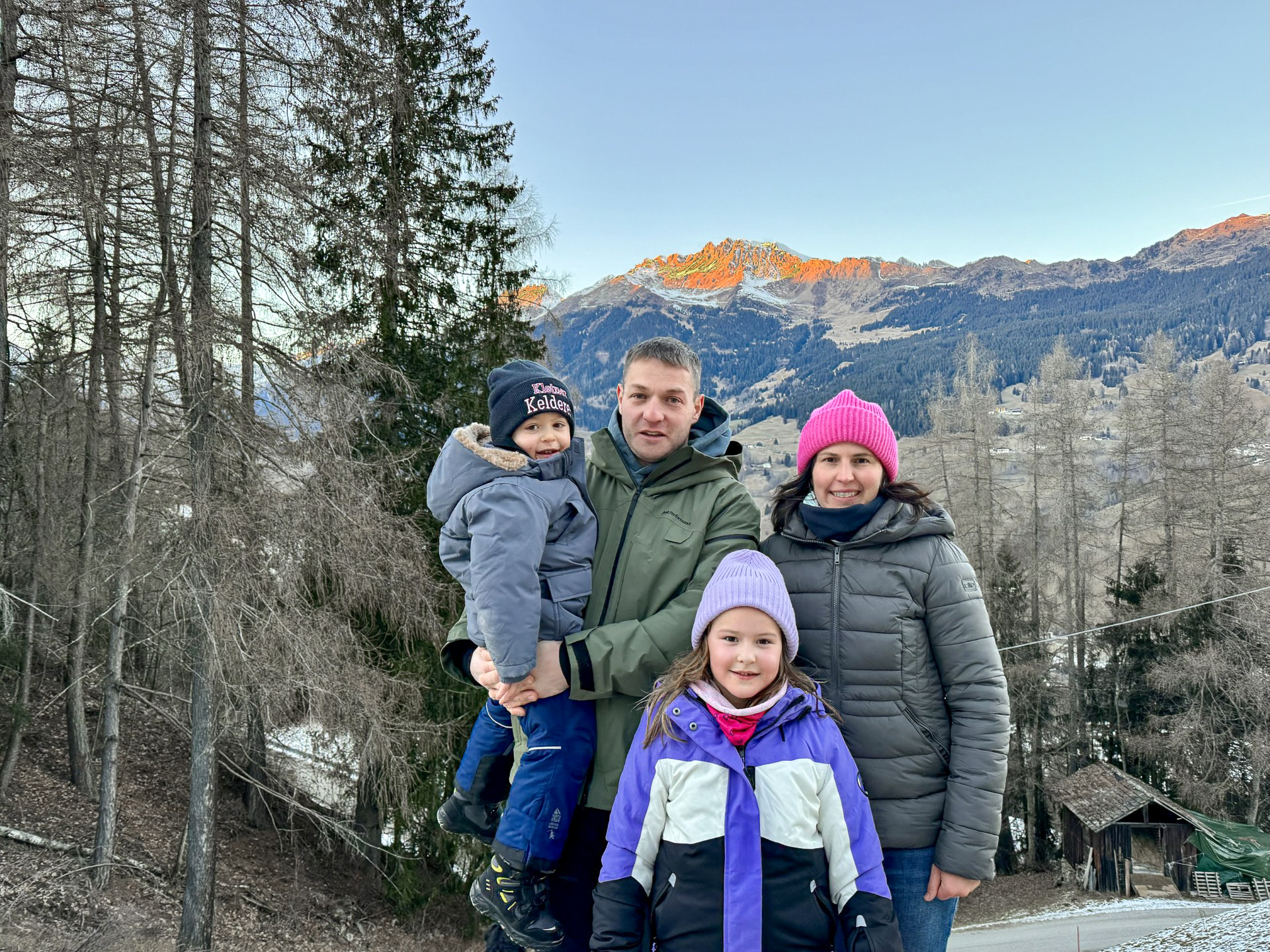 Familie Plattner in Kalch.