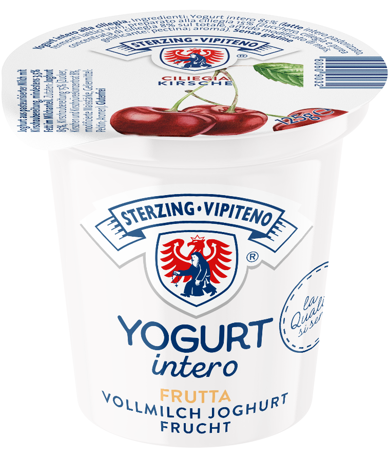 Whole milk yoghurt - 125g - Cherry