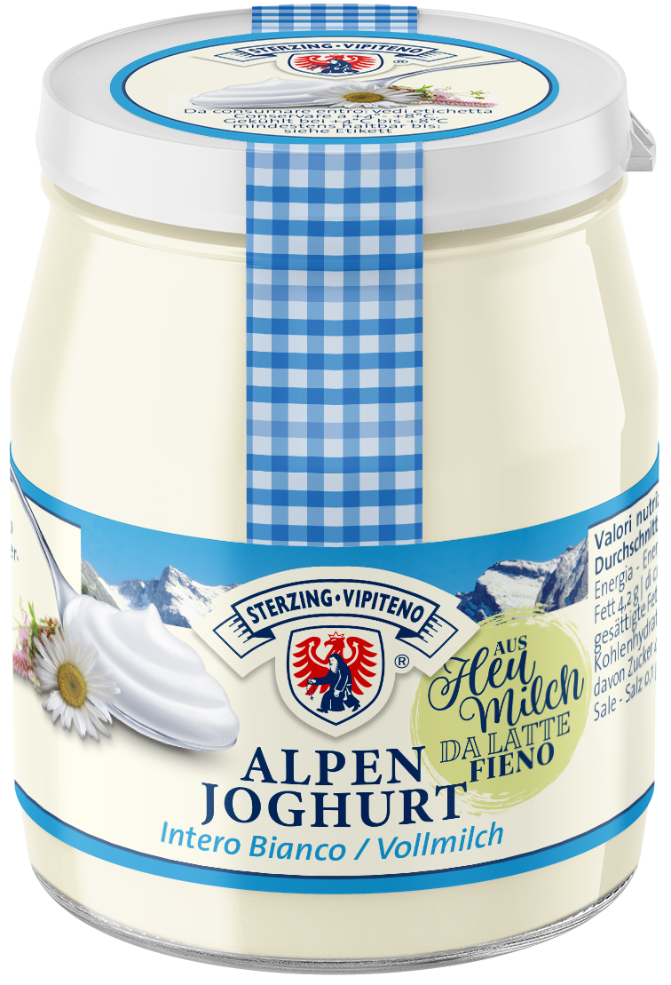 Whole Milk Yoghurt 'Alpen' in a jar - 150g - Natural