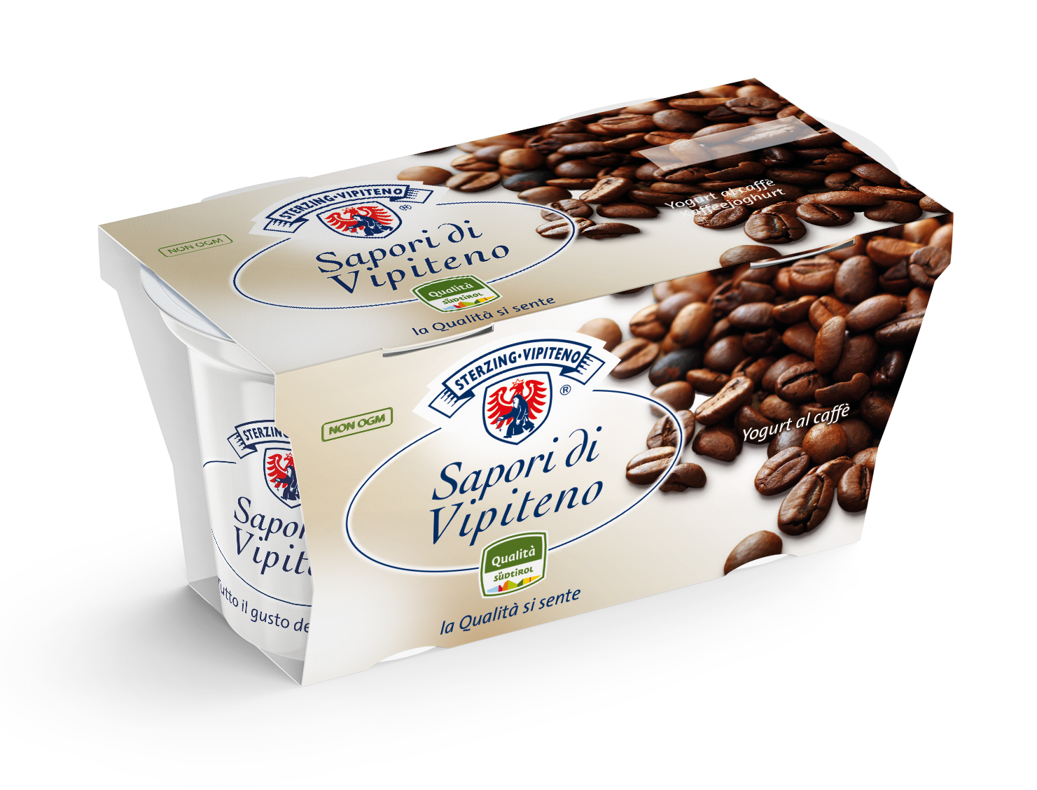 Whole Milk Yoghurt 'Sapori di Vipiteno' - 125g x 2 - Coffee