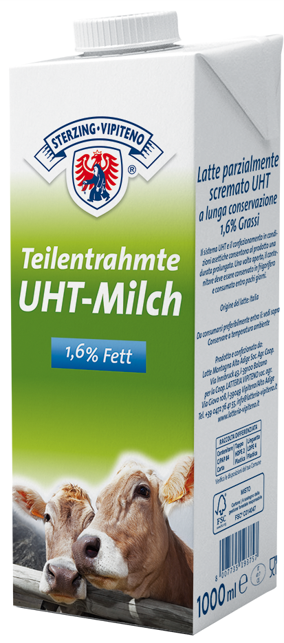 UHT Skimmed Milk - 1,6% - 1l
