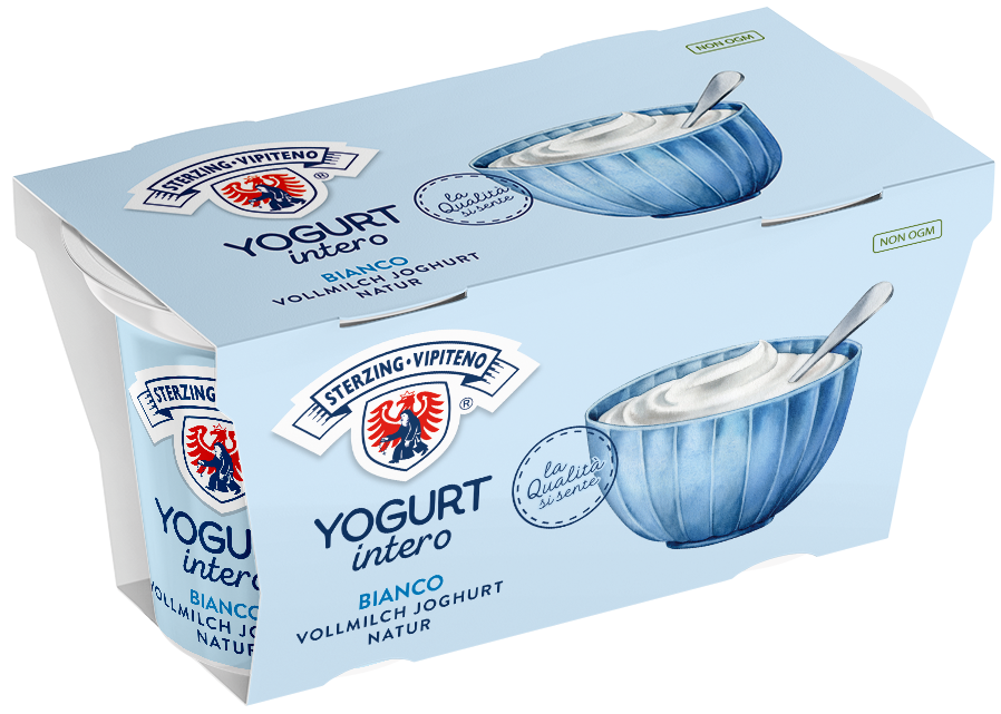 Whole milk yoghurt - 125g x 2 - Natural
