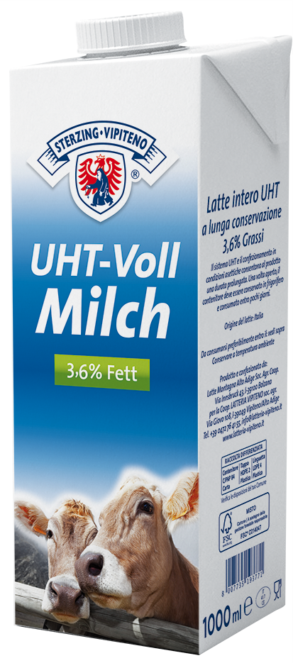 UHT Whole Milk - 3,6% - 1l