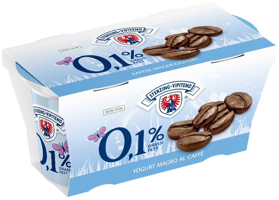 Skimmed Milk Yoghurt 0,1% - 125g x 2 - Coffee