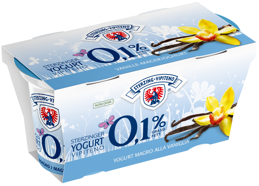 Yogurt magro 0,1% - 125g x 2 - Gusto vaniglia