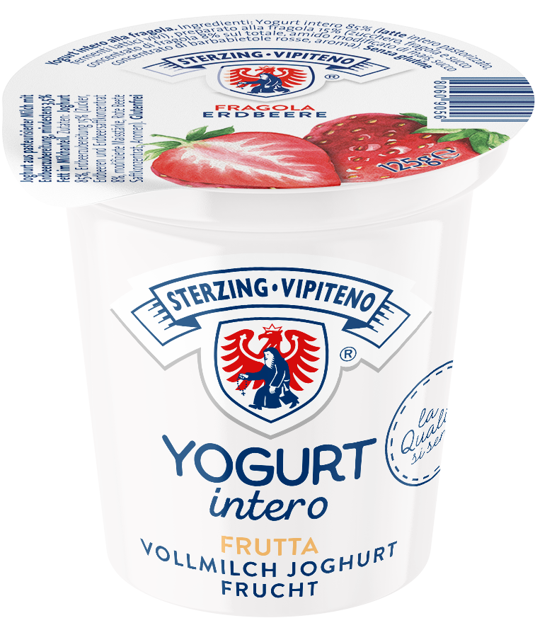 Whole milk yoghurt - 125g - Strawberry