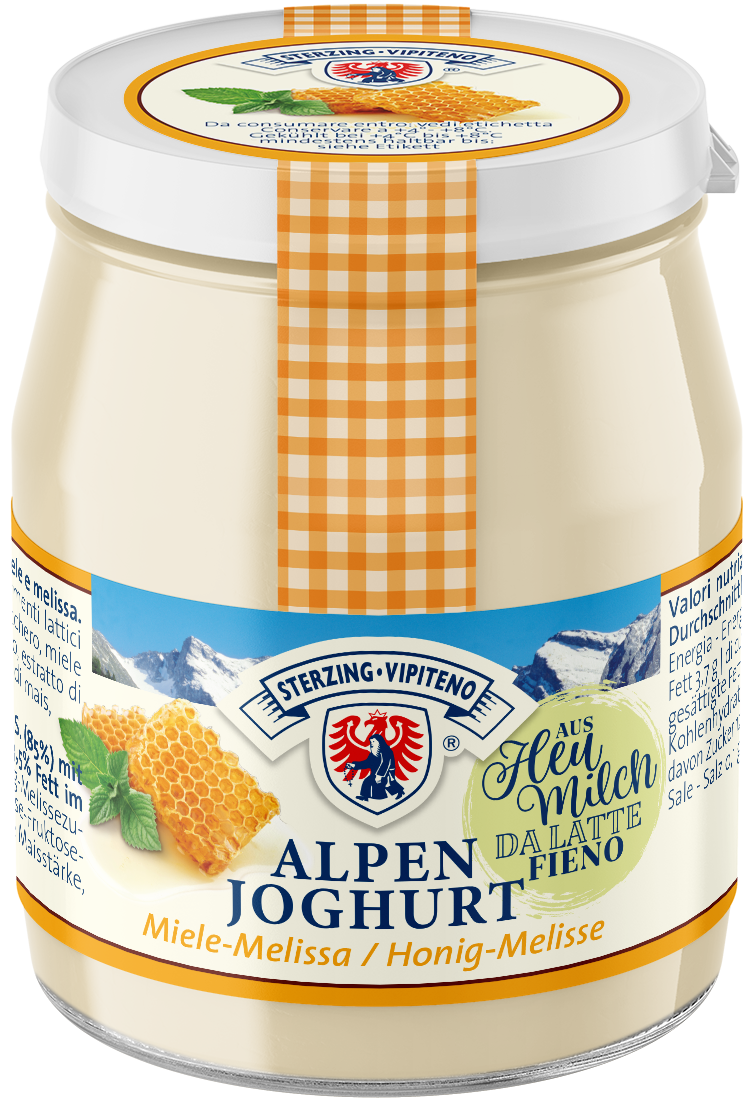 Whole Milk Yoghurt 'Alpen' in a jar - 150g - Honey