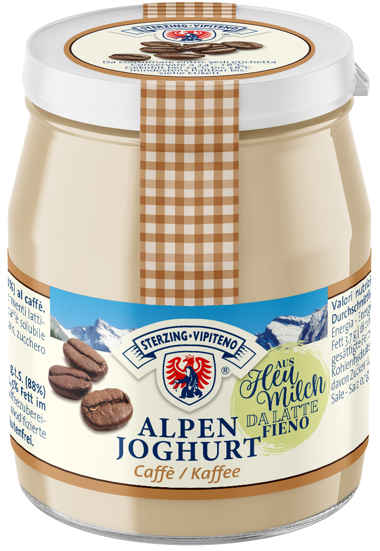 Whole Milk Yoghurt 'Alpen' in a jar - 150g - Coffee