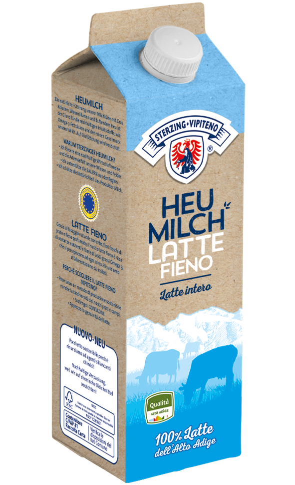 Hay milk - fresh pasteurised whole milk 'Vipiteno' - 1 lt