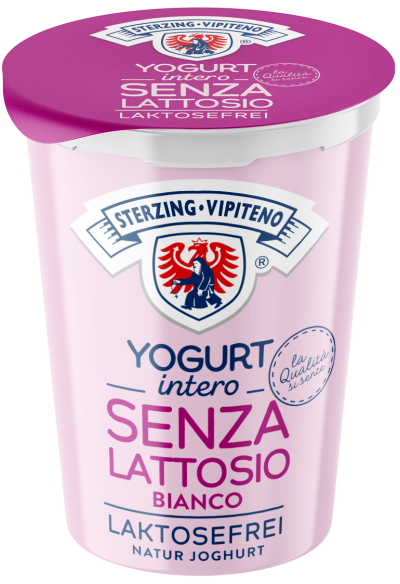  Yogurt intero senza lattosio - 500g - Bianco