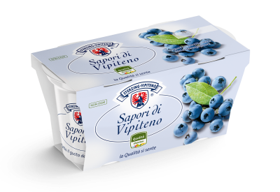 Yogurt intero Sapori di Vipiteno - 125g x 2 - Gusto mirtillo nero