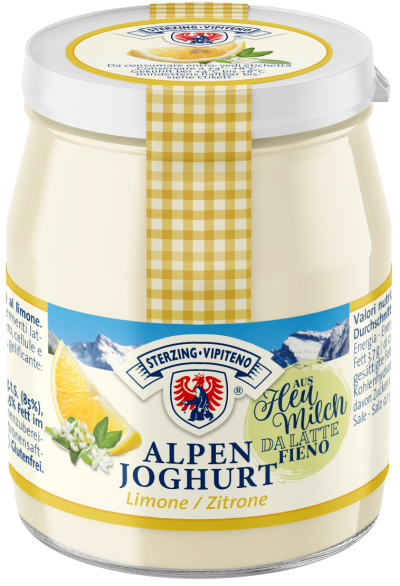 Alpenyogurt vetro da latte fieno STG - 150g - Gusto limone