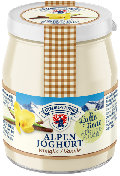  Alpenyogurt vetro da latte fieno STG - 150g - vaniglia