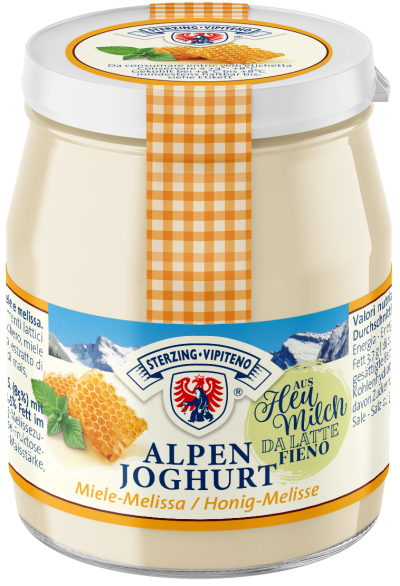 Alpenyogurt vetro da latte fieno STG -150g - Gusto miele