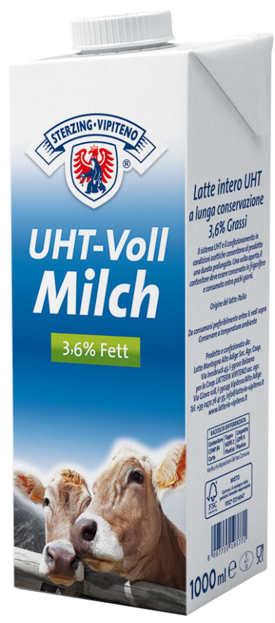 Latte UHT intero - 3,6% - 1l