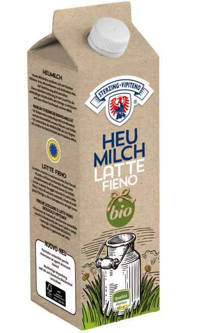 Latte fresco Vipiteno Fieno Bio intero 3,5% - 1l